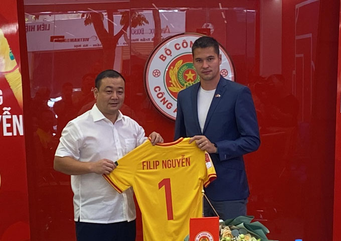 Filip Nguyễn ấp ủ giấc mơ thi đấu cho ĐT Việt Nam - Ảnh: Đức Cường