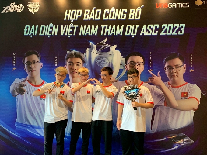 4 tuyển thủ đại diện cộng đồng ZingSpeed Mobile Việt Nam tham gia giải đấu Asian Cup 2023