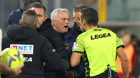 Xúc phạm Mourinho, một trọng tài Serie A bị sa thải