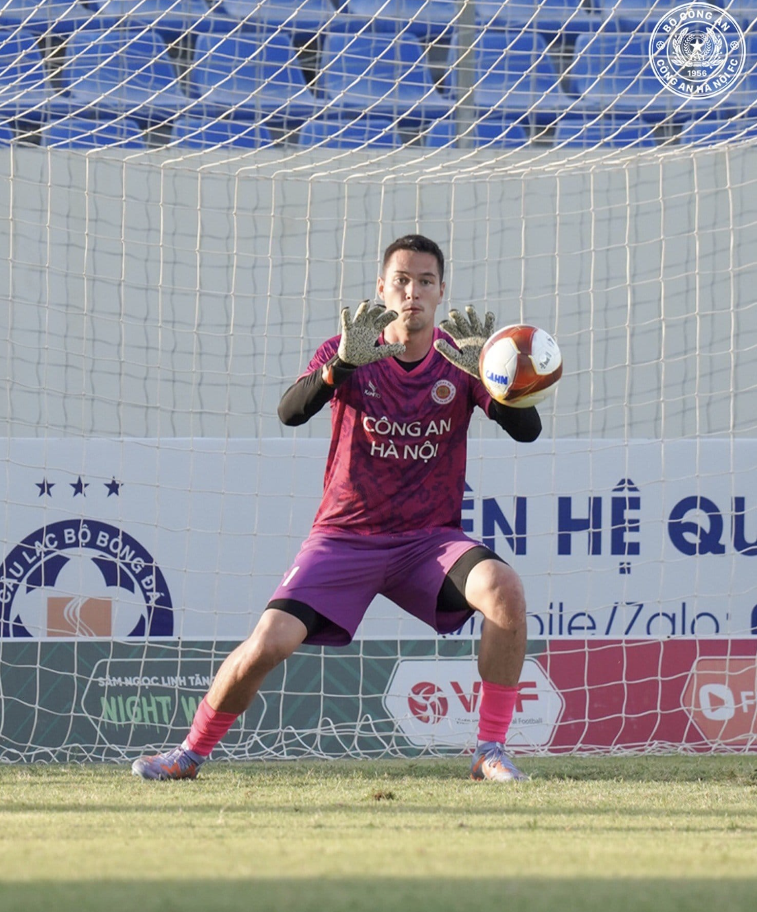 Dù bị thủng lưới nhưng Filip Nguyễn đã có 90 phút ấn tượng trước Đà Nẵng.