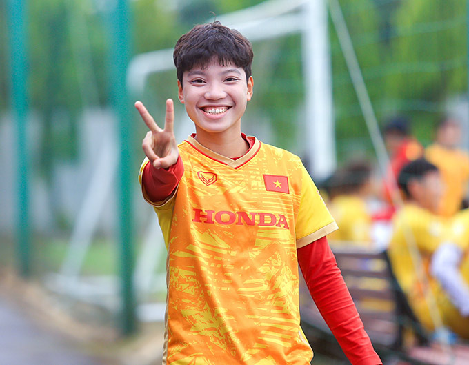 ĐT nữ Việt Nam ưu tiên tiền đạo cho World Cup 2023 - Ảnh: Lan Hạ