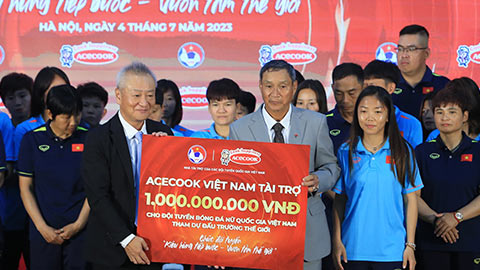 ĐT nữ Việt Nam được thưởng 1 tỷ đồng trước khi dự World Cup