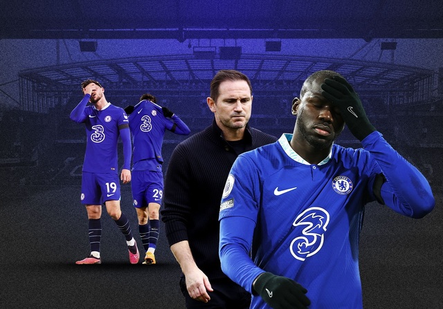 Những hình ảnh thất bại thường thấy ở Chelsea mùa giải 2022/23.