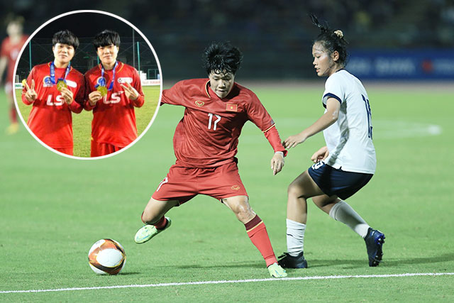 Thu Thảo đang dốc toàn lực cho World Cup 2023, thay cả phần cô em Phương Thảo (ảnh nhỏ - bên phải)  - Ảnh: Đức Cường  