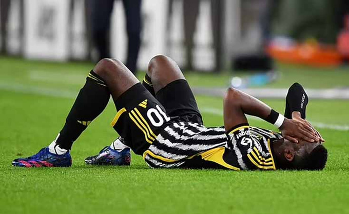 Từ khi quay lại Juventus, Pogba thường xuyên dính các chấn thương khác nhau