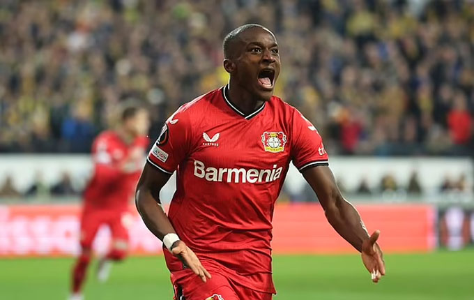 Moussa Diaby được Leverkusen hét giá rất cao