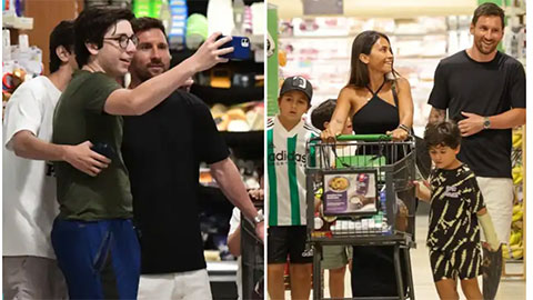 Lionel Messi ‘đại náo’ siêu thị tại Miami