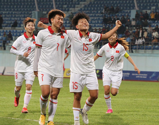ĐT nữ Việt Nam là một trong 8 tân binh tại World Cup 2023 