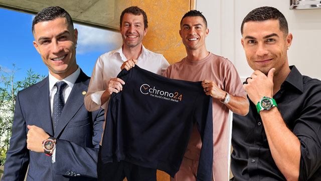 Ronaldo trở thành đối tác của Chrono24