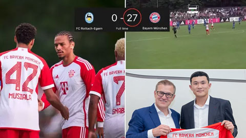 Bayern thắng giao hữu 27-0 sau khi ra mắt tân binh Kim Min-jae