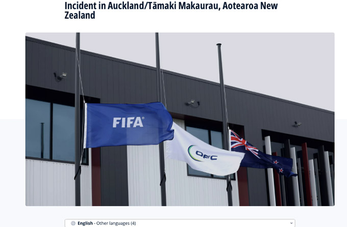 Trang chủ FIFA lên tiếng sau vụ xả súng