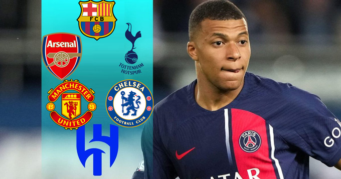 Mbappe đang được rất nhiều CLB quan tâm