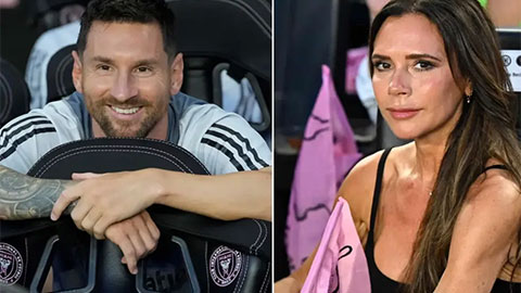 Messi hờ hững với vợ Beckham 