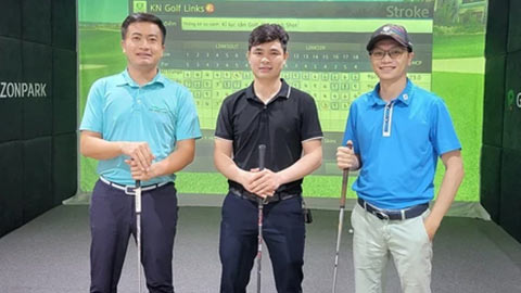 125 VĐV tham dự 461 vòng đấu ở giải golf công nghệ