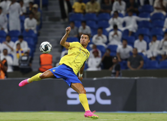 Ronaldo vào sân từ ghế dự bị nhưng không thể ghi bàn ở trận Al-Nassr vs Al-Shabab