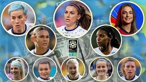 10 cầu thủ lương cao nhất tại World Cup nữ 2023