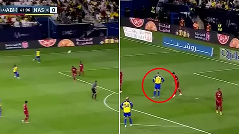 Fan 'đào' lại khoảnh khắc Ronaldo cạn lời với đồng đội tại Al-Nassr
