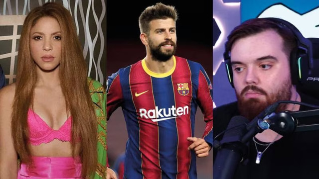 Ibai Llanos được cho là đem xui xẻo tới Pique và Shakira