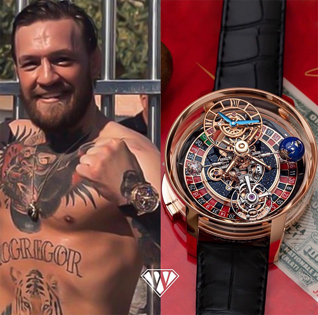 McGregor with super product from Jacob & Co