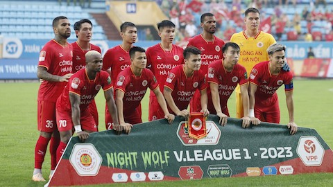Cuộc đua ngôi đầu của V.League 2023: Công An Hà Nội có thể vô địch?