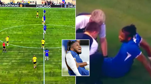 Nkunku chấn thương, fan Chelsea nổi điên với mặt sân ở Mỹ