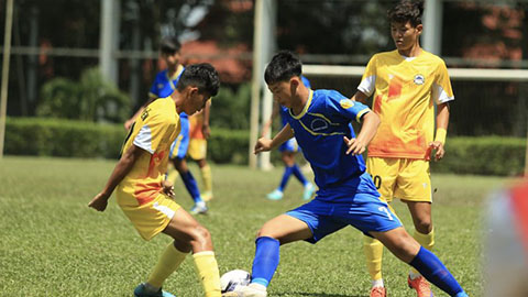 Nhiều đội bóng mạnh như SLNA, HAGL, Hà Nội… góp mặt ở VCK U15 Quốc gia 2023