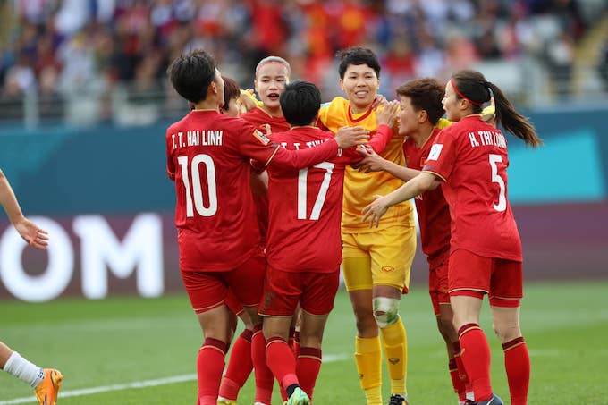 ĐT nữ Việt Nam đã có màn thể hiện khá ổn tại World Cup nữ 2023. Ảnh: Đức Đồng