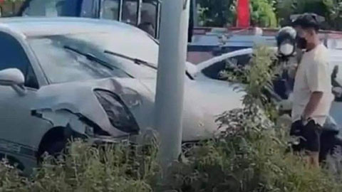 Siêu xe đắt tiền của Vũ Văn Thanh gặp tai nạn