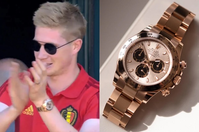 De Bruyne đeo chiếc Rolex Daytona giá 174.000 USD