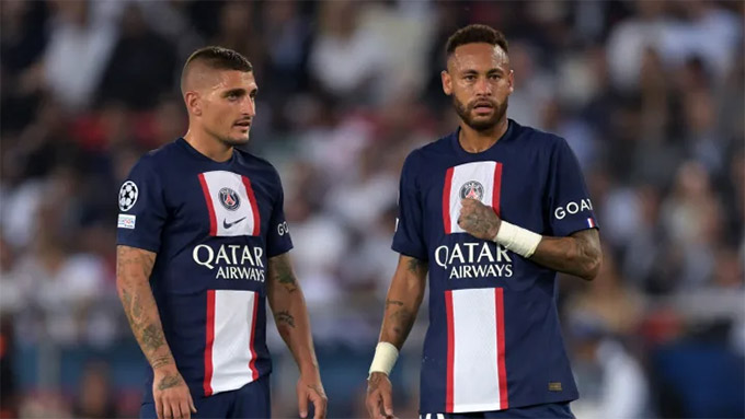 Bộ đôi Verratti và Neymar không nằm trong kế hoạch mùa giải mới của PSG