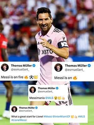 Messi ra sân là Muller lại đăng đàn!