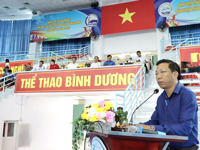 Ông Đỗ Văn Toàn – Phó Trưởng BTC giải, thay mặt BTC phát biểu khai mạc giải