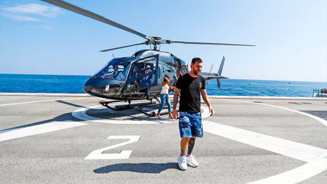 Messi sẽ ung dung cưỡi trực thăng hàng ngày tới sân tập