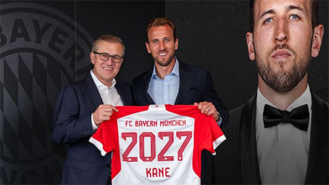 Harry Kane chính thức là người của Bayern Munich đến năm 2027