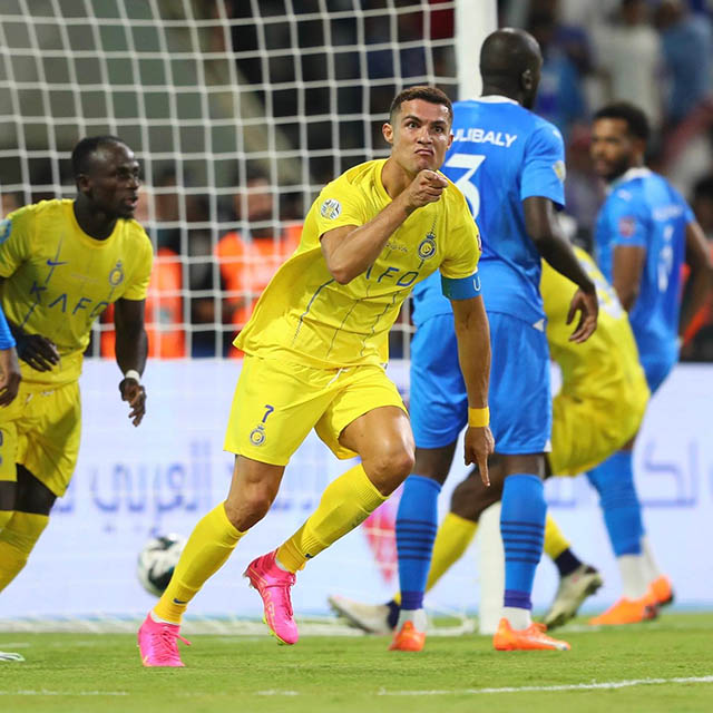 Ronaldo ghi bàn quan trọng giúp Al-Nassr vô địch