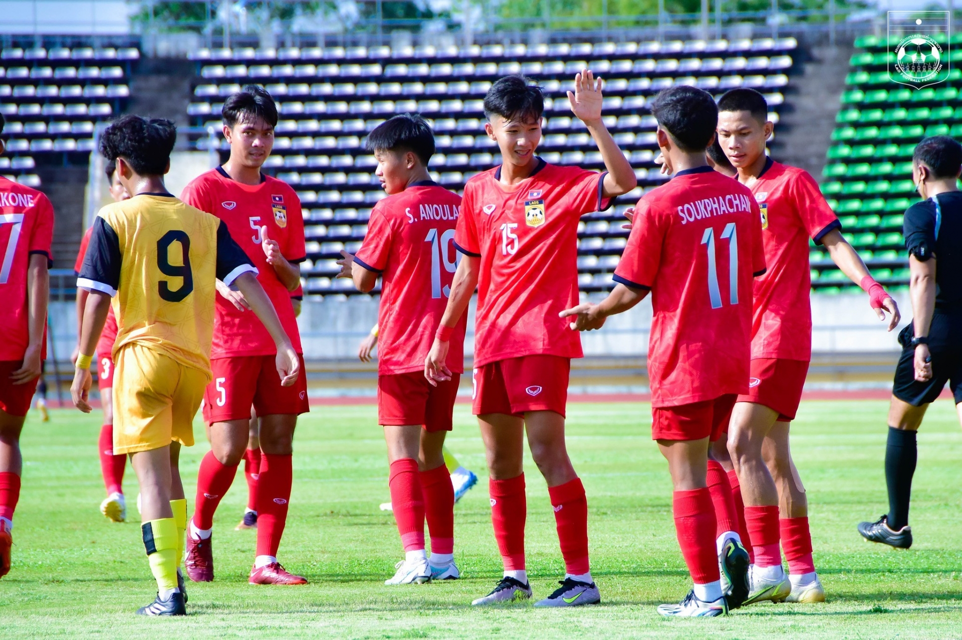 Cầu thủ gốc Việt - Damoth ghi bàn cho U23 Lào trước trận gặp Việt Nam 
