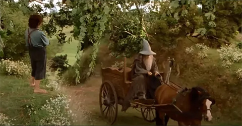 Cảnh phim Gandalf nổi tiếng trong Lord of the Rings