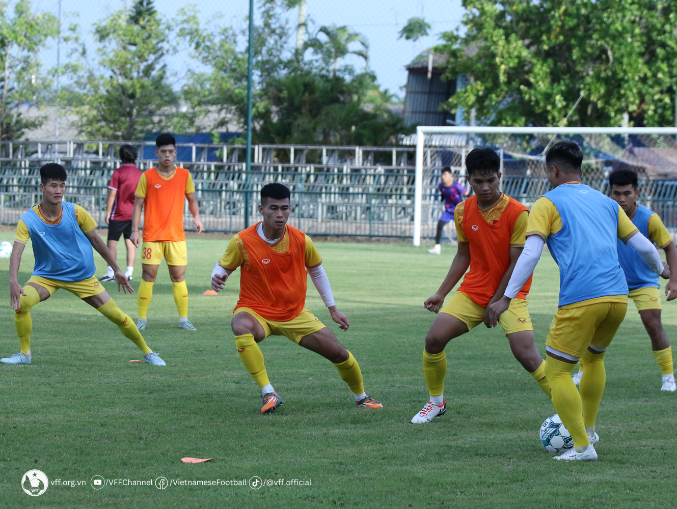 U23 Việt Nam tích cực tập luyện trước trận ra quân - Ảnh: VFF 