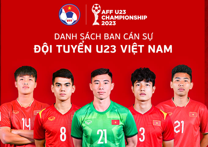 Đội trưởng Quan Văn Chuẩn và các thành viên bán cán sự U23 Việt Nam