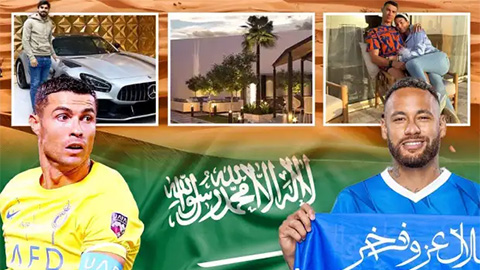 Neymar và Ronaldo hưởng đặc quyền gì ở Saudi Arabia?