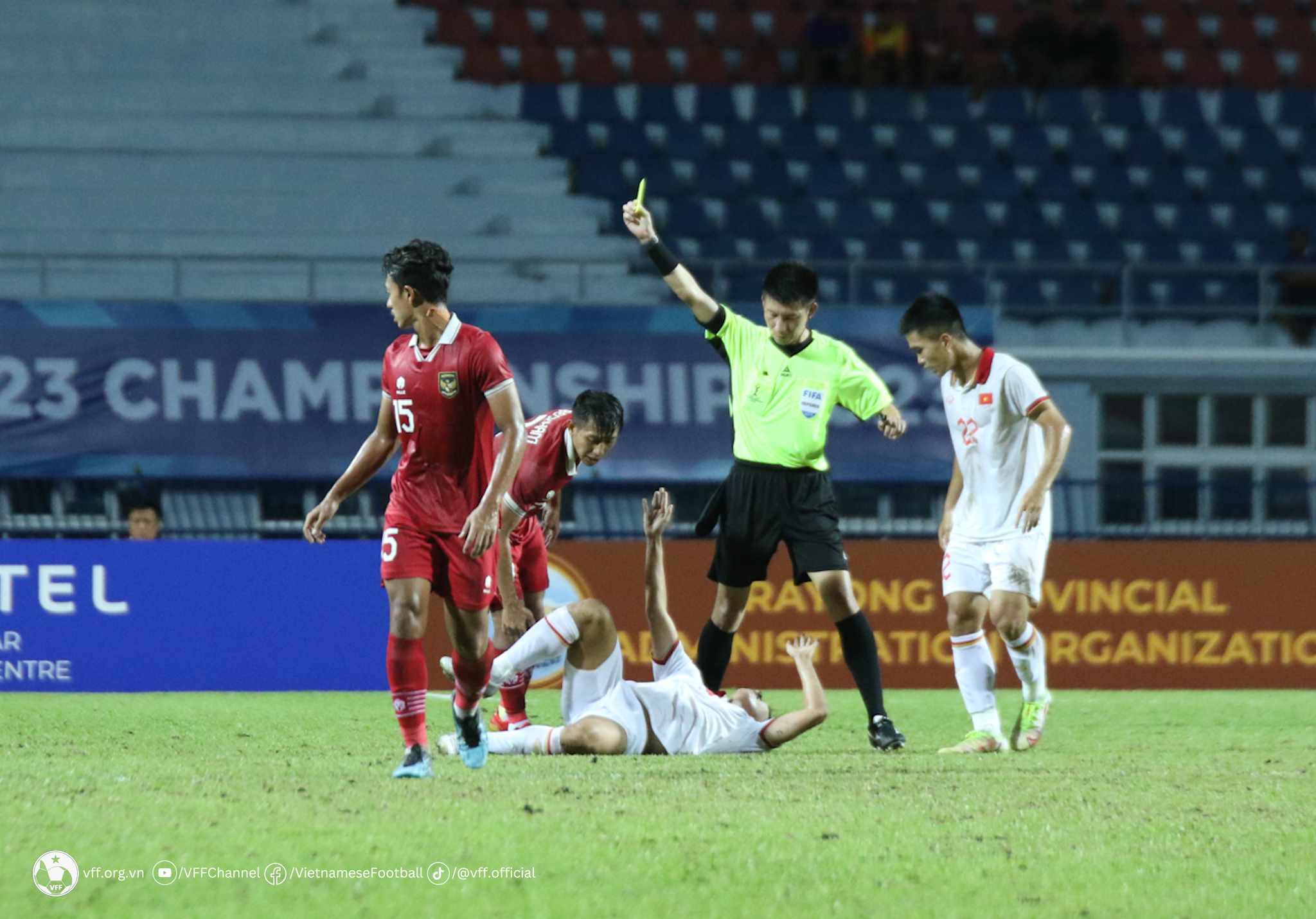HLV Shin Tae Yong cho rằng, trọng tài là phần nguyên nhân khiến U23 Indonesia thất bại trước U23 Việt Nam - Ảnh: VFF