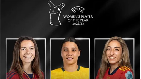 Cầu thủ nữ xuất sắc nhất năm 2023: Bonmati và Carmona tranh tài