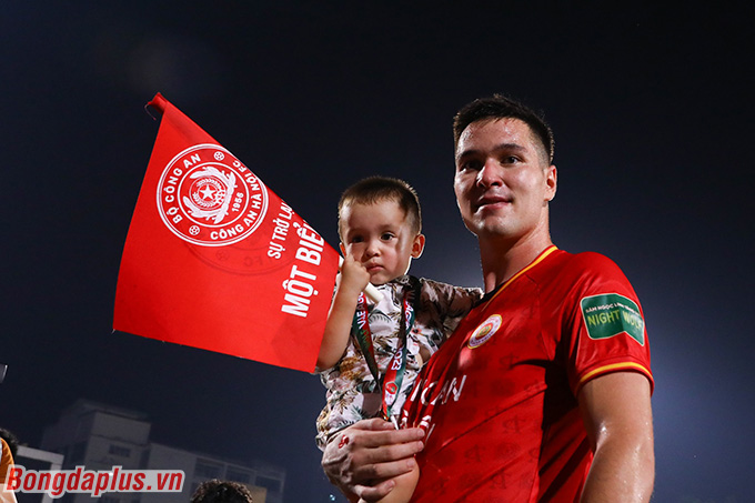 Công an Hà Nội FC giành chức vô địch V.League 2023 - Ảnh: Đức Cường