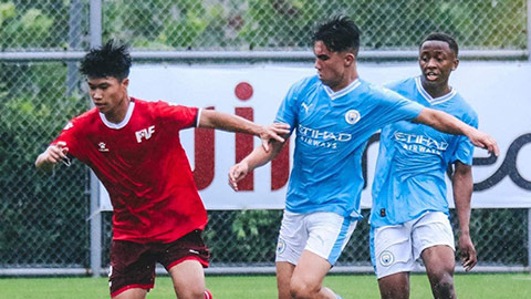 Đại diện Việt Nam thắng đội trẻ Man City, sáng cửa vào bán kết