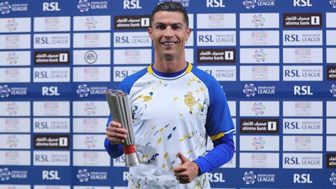 Ronaldo giành thêm một giải thưởng nữa tại Saudi Pro League