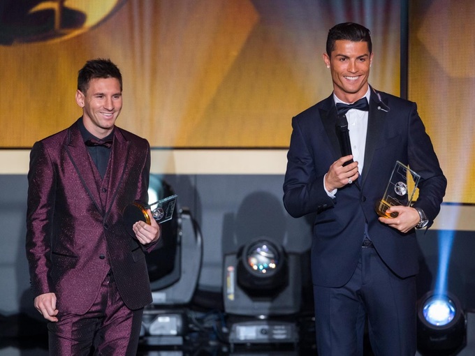 Thành thích ghi bàn của Ronaldo ở Champions League vượt trội hơn Messi.