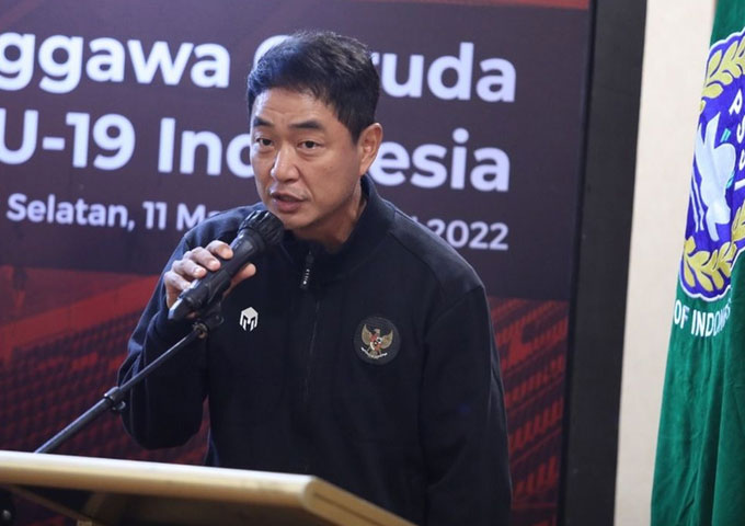 Ông Choi In-cheol tạm thời dẫn dắt ĐT Indonesia vào tháng 9 tới - Ảnh: PSSI