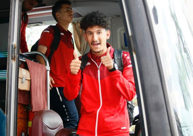 Các cầu thủ U23 Yeman đầy hứng thú khi đặt chân tới tỉnh Phú Thọ