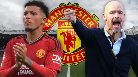 Sancho khẩu chiến dữ dội với Ten Hag vì không được ra sân ở trận Arsenal vs MU