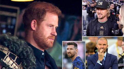 Hoàng tử Anh, Người Nhện, DiCaprio đến xem Messi chơi bóng